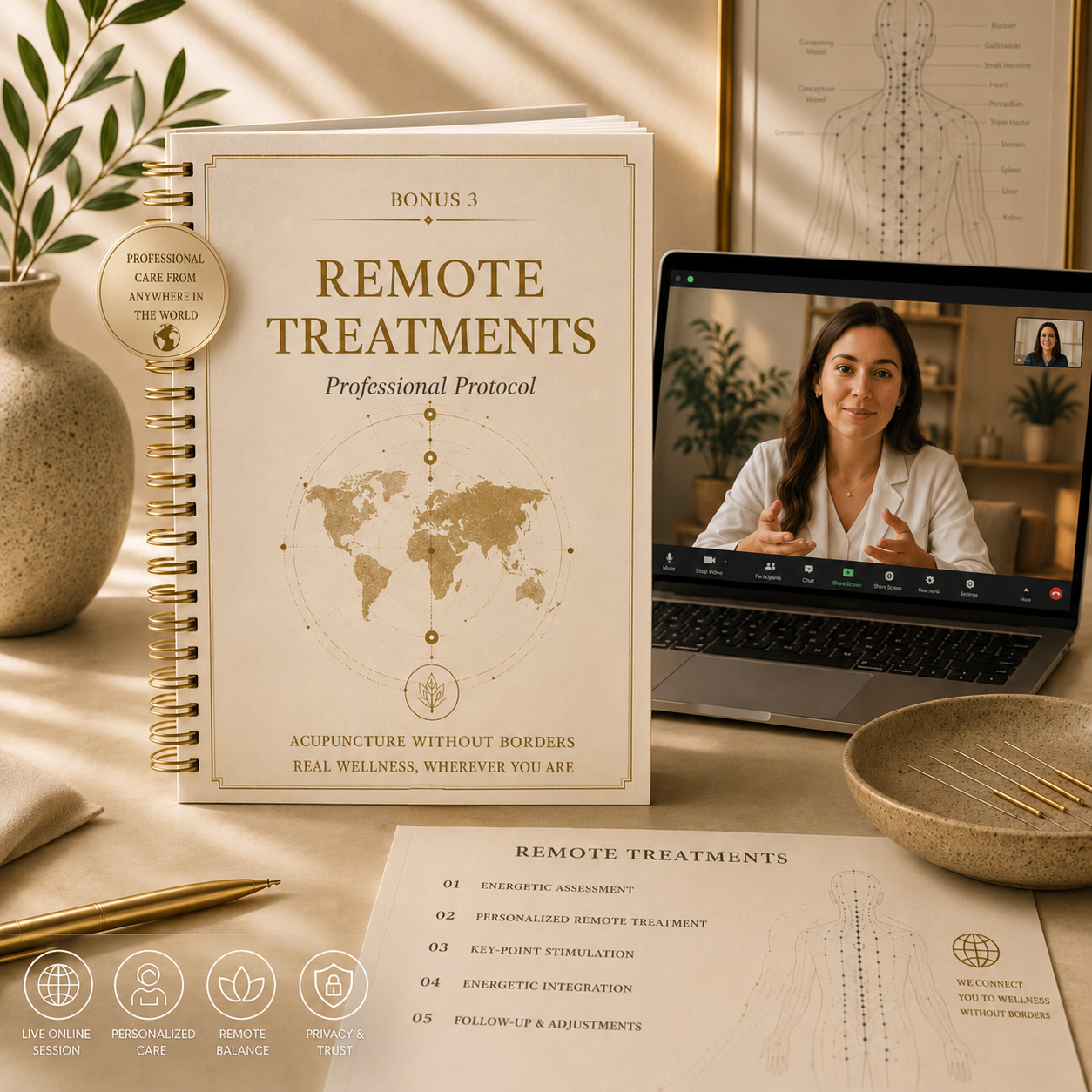 120 Acupuncture Protocols™ — Complete Clinical Pack (5 Bonuses + 2 Super Bonuses)