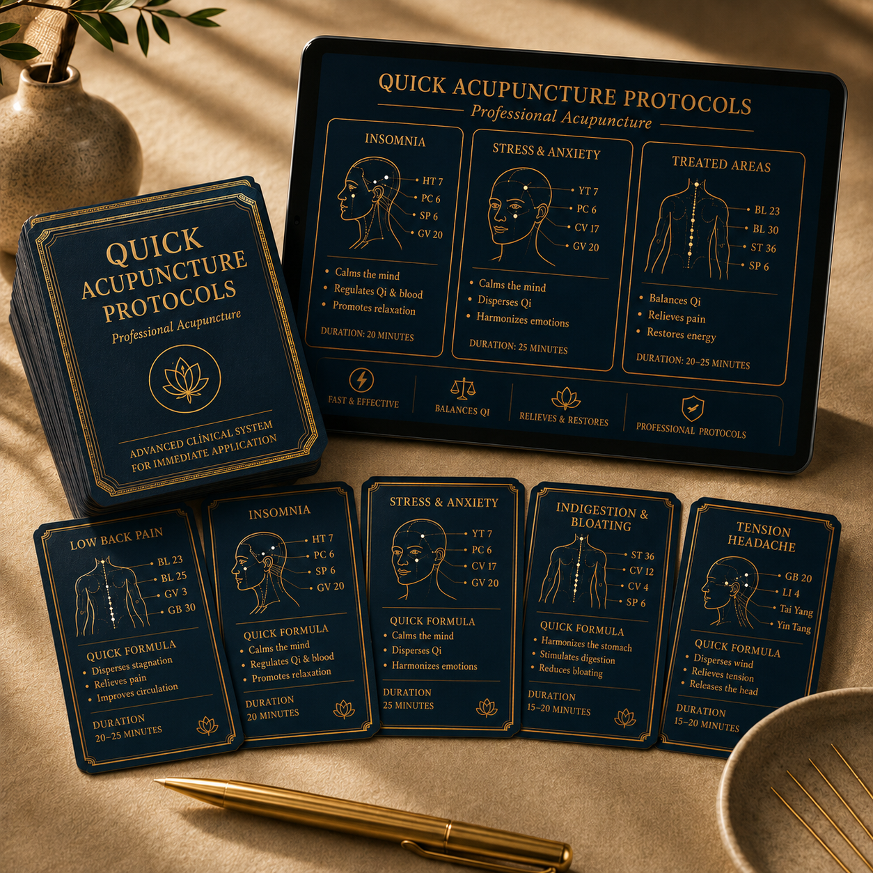 120 Acupuncture Protocols™ — Complete Clinical Pack (5 Bonuses + 2 Super Bonuses)