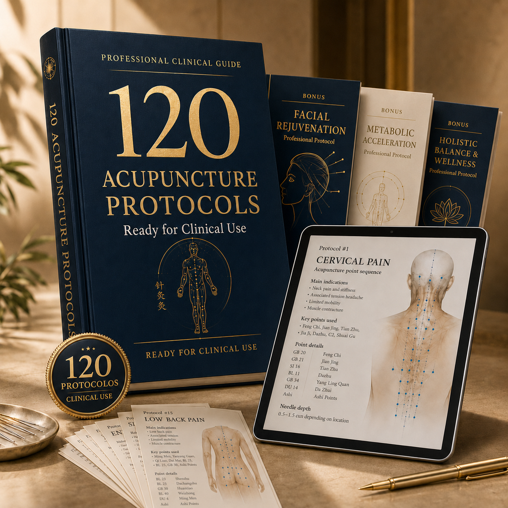 120 Acupuncture Protocols™ — Complete Clinical Pack (5 Bonuses + 2 Super Bonuses)